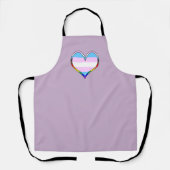 Trans Pride Heart Schort (Voorkant)