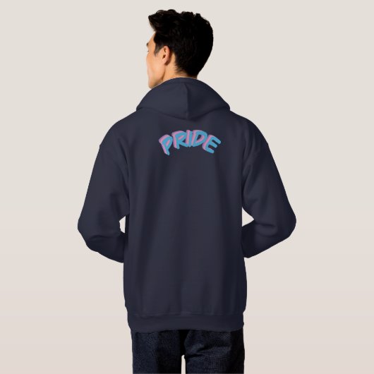 Trans Pride Hoodie (Achterkant volledig)