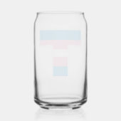Trans Pride Hoofdletter T Kan Glas (Achterkant)