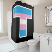 Trans Pride Hoofdstad T Douchegordijn (In situ)