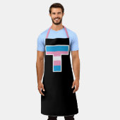 Trans Pride Hoofdstad T Schort (Gedragen)