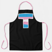 Trans Pride Hoofdstad T Schort (Voorkant)