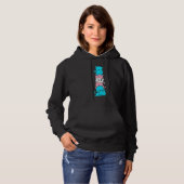 Trans Pride Katten Transgender Pride Pile Kittens Hoodie (Voorkant volledig)