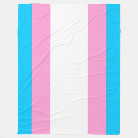 Trans Pride Knuffeldeken Fleece Deken (Voorkant)