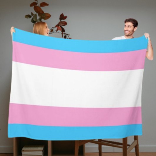 Trans Pride Knuffeldeken Fleece Deken