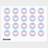 Trans Pride Kriebels Ronde Sticker (Vel)