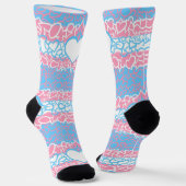 Trans Pride Kriebels Sokken (Gebogen)