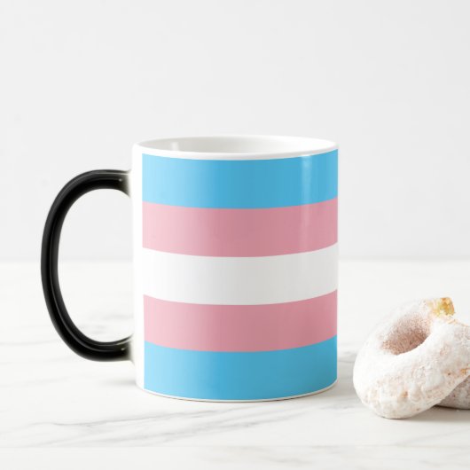 Trans Pride. Magische Mok (Met donut)