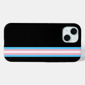 Trans Pride Minimalistische iPhone Hoes (Achterkant (horizontaal))