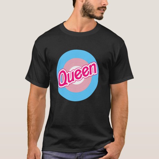 Trans Pride Mod Target - Trans Pride Flag Bullseye T-shirt (Voorkant)