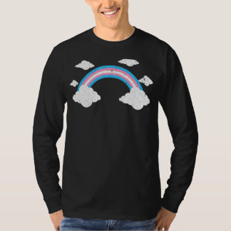 Trans Pride Month Lgbtq Transseksuele Vlag Regenbo T-shirt