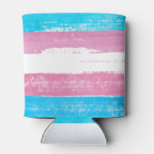 Trans Pride Paint Blikjeskoeler (Achterkant)