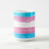 Trans Pride Paint Koffiemok (Center)