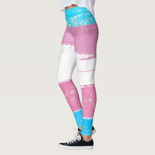 Trans Pride Paint Leggings (Links)