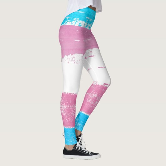 Trans Pride Paint Leggings (Rechts)