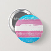 Trans Pride Paint Ronde Button 5,7 Cm (Voorkant /achterkant)
