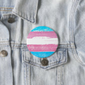 Trans Pride Paint Ronde Button 7,6 Cm (In situ)