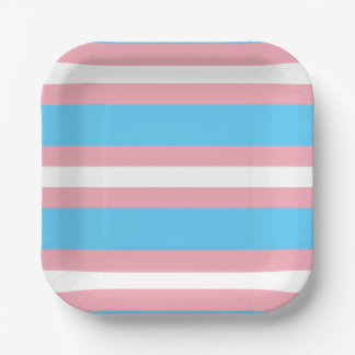 Trans Pride. Papieren Bordje