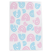 Trans Pride Pastel Rainbow Gift Bag Medium Cadeauzakje (Voorkant)