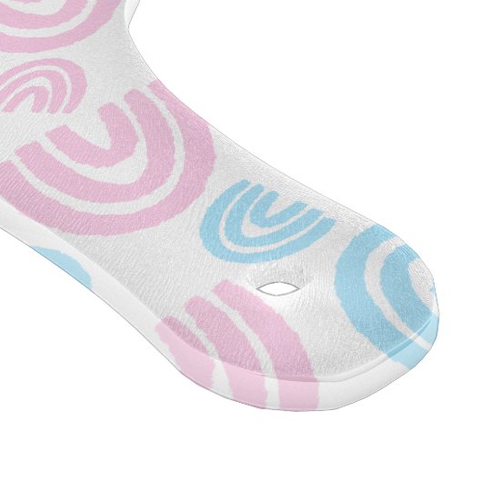 Trans Pride Pastel Rainbow Glass snijplank (Hoek)