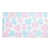 Trans Pride Pastel Rainbow Kussensloop (Achterkant-Links)