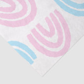 Trans Pride Pastel Regenboog Tissuepapier (Detail)