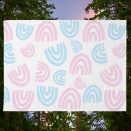 Trans Pride Pastel Regenboog Tissuepapier