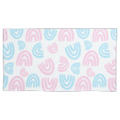 Trans Pride Pastel Regenwolk Kussenhoes (Voorkant-Links)