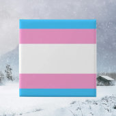 Trans Pride Pin Badge Vierkante Button 5,1 Cm