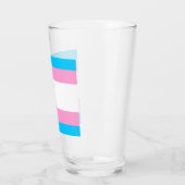 Trans Pride Pint Glass: schip met trots Glas (Links)
