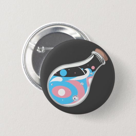 Trans Pride Potion Button (Voorkant /achterkant)