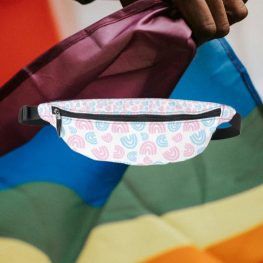 Trans Pride Rainbow Fanny Pack Heuptasje