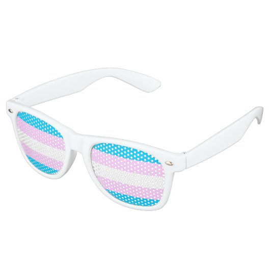 Trans Pride. Retro Zonnebril (Gekanteld)