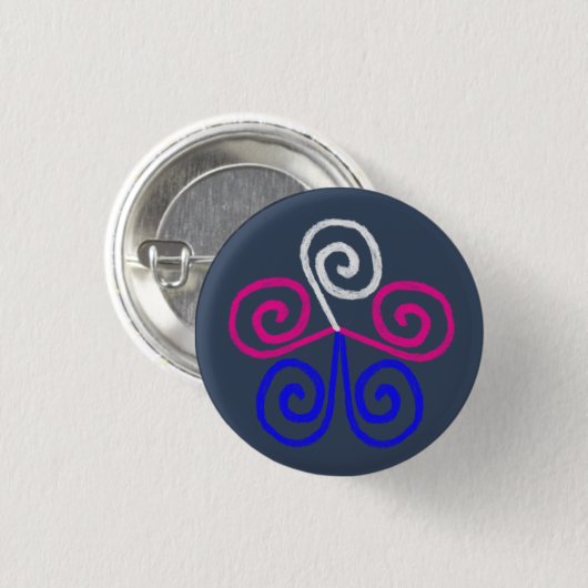 Trans Pride Ronde Button 3,2 Cm (Voorkant /achterkant)
