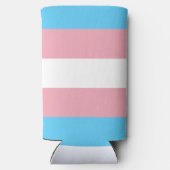 Trans Pride. Seltzer Blikjeskoeler (Achterkant)
