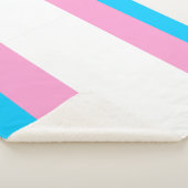 Trans Pride Sherpa-omarming Sherpa Deken (3/4)