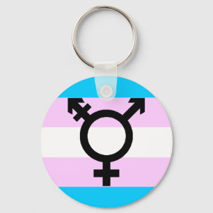 Trans Pride sleutelhanger - met symbool