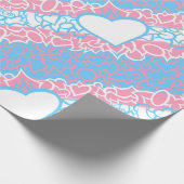 Trans Pride Squiggle Cadeaupapier (Hoek)