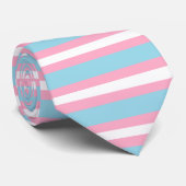Trans Pride Stropdas (Opgerold)