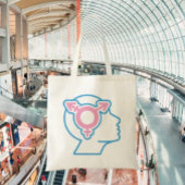 Trans Pride Symbol Canvas tas