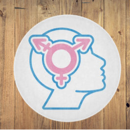 Trans Pride Symbool Glas Snijplank