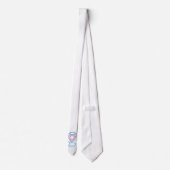 Trans Pride Symbool Herenketting Stropdas (Achterkant)
