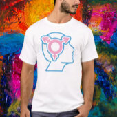 Trans Pride Symbool Hoofd T-shirt