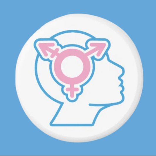 Trans Pride Symbool Magneet