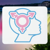 Trans Pride Symbool Muismat