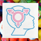 Trans Pride Symbool Papieren servetten