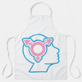 Trans Pride Symbool Schort (Voorkant)
