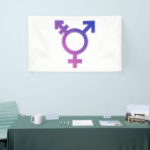 Trans Pride Symbool Spandoek (Beurs)