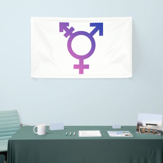 Trans Pride Symbool Spandoek (Beurs)