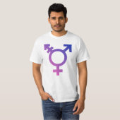 Trans Pride Symbool T-shirt (Voorkant volledig)